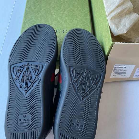 Gucci Ace Leather Sneaker size 8 men - Picture 11 of 13